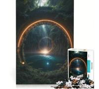 Adults Puzzles 1000 Piece Jigsaws Bridge to Another World, Hands-on Game, Fun Activities at Home, Great Gift for Gaming 38x52cm