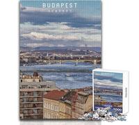Adults Puzzles 1000 Piece Jigsaws Budapest Toys Educational Games Difficult Hard Gift Birthday Size 38x52cm