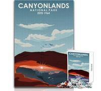 Adults Puzzles 1000 Piece Jigsaws Canyon Lands National Park Toys Educational Games Difficult Hard Gift Birthday Size 50x75cm