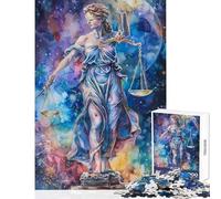 Adults Puzzles 1000 Piece Jigsaws Celestial Justice Family Game Suitable for Couples Educational Toy Birthday And Unique Gifts (38X52CM)