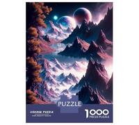 Adults Puzzles 1000 Piece Jigsaws Celestial Mountains Puzzles for Adults Family Games Home Decoration for Is Ideal As A Gift 52x38cm/1000pcs