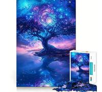 Adults Puzzles 1000 Piece Jigsaws Celestial Starlight Grove Fine Cut Design Smart Mind Activity Peace Time Play Xmas Art Display (38x26cm)