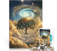 Adults Puzzles 1000 Piece Jigsaws Celestial Tree lustige Spiele für die ganze Familie Heimdekoration Spielzeug75x50cm
