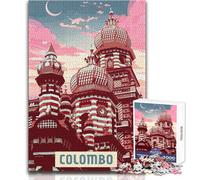 Adults Puzzles 1000 Piece Jigsaws Colombo Toys Educational Games Difficult Hard Gift Birthday Size 38x26cm