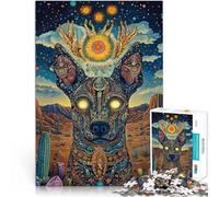 Adults Puzzles 1000 Piece Jigsaws Colorful Art Dog Decompressing Intellectual Educational Toy 26x38cm Gifts Ideas for Age 14 Years Up