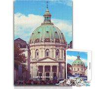 Adults Puzzles 1000 Piece Jigsaws Copenhagen Toys Educational Games Difficult Hard Gift Birthday Size 50x75cm