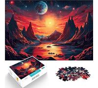 Adults Puzzles 1000 Piece Jigsaws Cosmic Dawn Lernspiel-Herausforderungsspielzeug Geschenke für Freunde und Familie75x50cm