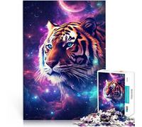 Adults Puzzles 1000 Piece Jigsaws Cosmic Leopard Puzzle Artwork 26x38cm is ideal as gifts for the whole family for 14 year olds