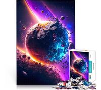 Adults Puzzles 1000 Piece Jigsaws Cosmic Particles Help the brain exercise addictive toys to cultivate patience 50x75cm Home Art Decor for Age 14 Years Up