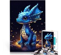 Adults Puzzles 1000 Piece Jigsaws Cute Baby Dragon Trainieren Sie Ihr Gehirn und Ihre Hände Geschenkideen38x26cm