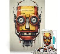 Adults Puzzles 1000 Piece Jigsaws Cybernetic Symphony Abstract Faces, Toy Wall Decor, Perfect Decoration, Unique Birthday And Gifts 38x52cm