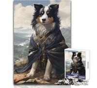 Adults Puzzles 1000 Piece Jigsaws Dog Wearing A Kimono Peaceful Relaxing Leisure Pursuit Ideal Accurate Cut Play Craft Toy Size 50x75cm