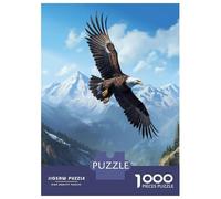 Adults Puzzles 1000 Piece Jigsaws Eagle Mountains Puzzles for Adults Family Games Home Decoration for Is Ideal As A Gift 52x38cm/1000pcs