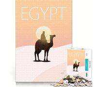 Adults Puzzles 1000 Piece Jigsaws Egypt Egyptian Egyptgag Neat Fit Decor Logic Skill Play Casual Fun Time Birthday Game Gift (38x26cm)