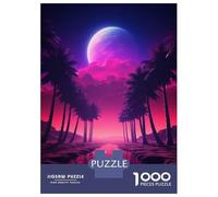 Adults Puzzles 1000 Piece Jigsaws Ethereal Tropic Utopia Puzzle for Adults Relaxing Games Enhance Memory Unique Gifts for Birthday And Christmas 52x38cm/1000pcs