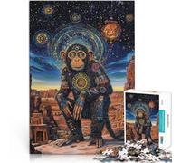 Adults Puzzles 1000 Piece Jigsaws Fantasy Monkey Art family fun games 26x38cm Birthday Present, Gifts, Wall Art for Age 14 Years Up