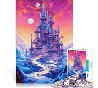 Adults Puzzles 1000 Piece Jigsaws Fantasy palace the clouds Hands-on-Spiel Angebot als Geschenk für die ganze Familie52x38cm