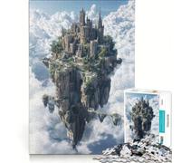 Adults Puzzles 1000 Piece Jigsaws Floating Castle in The Clouds, Toy Wall Decor, But Fun And Humorous, Unique Birthday And Xmas Gifts 38x26cm