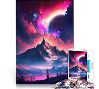 Adults Puzzles 1000 Piece Jigsaws Frosty Celestial Peaks pädagogische Herausforderung Geburtstagsgeschenke75x50cm