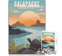 Adults Puzzles 1000 Piece Jigsaws Galapagos National Park Toy Intellectual Game A Work of Art Educational Toy Size 38x26cm
