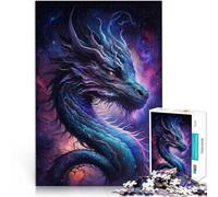 Adults Puzzles 1000 Piece Jigsaws Galaxy Chinese Dragon Puzzle Artwork 26x38cm deal as gifts for the whole family for ages 14+