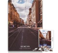 Adults Puzzles 1000 Piece Jigsaws Geneva Toy Intellectual Game A Work of Art Educational Toy Size 50x75cm