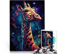 Adults Puzzles 1000 Piece Jigsaws Giraffe Space Brain Teaser For 26x38cm is ideal as gifts for the whole family for teenager 14+