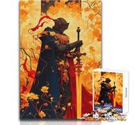 Adults Puzzles 1000 Piece Jigsaws Gold Knight Champion Hero But Fun And Humorous Educational Game Gift Birthday (size 50x75cm)