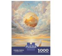 Adults Puzzles 1000 Piece Jigsaws Golden Egg in Sky Puzzle for Adults Toy Wall Decor Presents for Women Unique Gifts for Birthday And Christmas 70x50cm/1000pcs