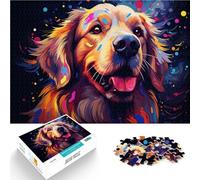 Adults Puzzles 1000 Piece Jigsaws golden retrievers Puzzle Artwork 26x38cm deal as gifts for the whole family for teenager 14+
