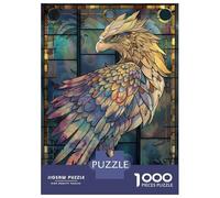 Adults Puzzles 1000 Piece Jigsaws Griffin Retro Gold Glass Jigsaws for Adults Toy Wall Decor Difficult Challenge Difficult And Challenge 52x38cm/1000pcs