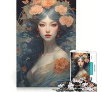 Adults Puzzles 1000 Piece Jigsaws Harmony in Japanese Nature, Educational Games, Challenging To Complete, Unique Birthday And Gifts 50X75CM