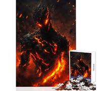 Adults Puzzles 1000 Piece Jigsaws Hell Souls Toy Wall Decor Gift For Birthdays Educational Game with Fully Interlocking Randomly Shaped Pieces Size 38x52cm