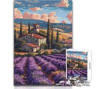 Adults Puzzles 1000 Piece Jigsaws Italy Tuscany Pixel Art Unique Challenge Game Family Activities Gifts Ideas Size 50x75cm