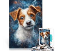 Adults Puzzles 1000 Piece Jigsaws Jack Russell Terrier Puppy Spielspielzeug Jedes Stück ist einzigartig Anspruchsvolles Familienspiel50x70cm