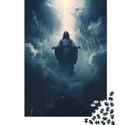 Adults Puzzles 1000 Piece Jigsaws Jesus Christ Poster Print Jigsaw for Adults Family Games Pattern Assembly Difficult And Challenge 52x38cm/1000pcs