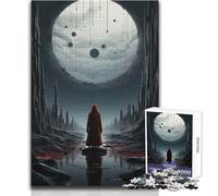 Adults Puzzles 1000 Piece Jigsaws Journey Beyond Realms Peaceful Relaxing Leisure Pursuit Ideal Accurate Cut Play Craft Toy Size 38x26cm