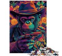Adults Puzzles 1000 Piece Jigsaws Jungle Gunman Jigsaws for Adults Puzzle Hand Speed Race Every Piece Is Unique Learning Educational Toys (38x26cm/1000pcs)