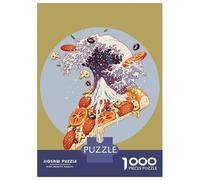 Adults Puzzles 1000 Piece Jigsaws KANAGAWA PIZZA Jigsaws for Adults Toy Wall Decor Difficult Challenge Difficult And Challenge 52x38cm/1000pcs