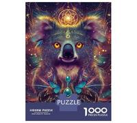 Adults Puzzles 1000 Piece Jigsaws Koala Cosmic Vision Puzzle for Adults Toy Wall Decor Presents for Women Unique Gifts for Birthday And Christmas 70x50cm/1000pcs