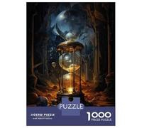 Adults Puzzles 1000 Piece Jigsaws Magical Hourglass with Glowing Sand Adult Jigsaw Puzzle Brain Teaser Game Stress Reliever for Is Ideal As A Gift 38x26cm/1000pcs