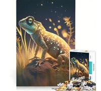 Adults Puzzles 1000 Piece Jigsaws Makebelieve Chameleon Educational Games Challenging To Complete Unique Birthday And Gifts 50x75cm