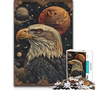 Adults Puzzles 1000 Piece Jigsaws Mighty Eagle Tarot Cards Home Decoration Gift Birthday for Ages 14 And over (size 38x26cm)