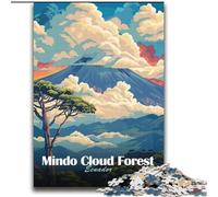 Adults Puzzles 1000 Piece Jigsaws Mindo Cloud Forest, Ecuador Brainteaser Family Games But Fun And Humorous Birthday Gift (size 38x52cm)