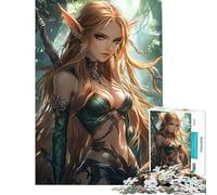 Adults Puzzles 1000 Piece Jigsaws Miya Mobile Legends Puzzle for Adults Hands-on Game For Family Fun Unique Gifts for Birthday And Christmas (Size 38x26cm)