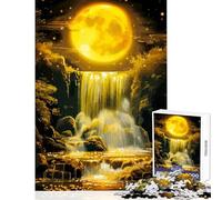 Adults Puzzles 1000 Piece Jigsaws Moon Landscape Magic Jigsaw Puzzles 1000 Practical Game Great Gifts And Toys Staycation Kill Time (38x26cm)
