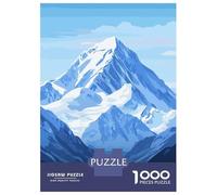 Adults Puzzles 1000 Piece Jigsaws Mount Everest Nepal Puzzle for Adults Relax Games Presents for Women for Is Ideal As A Gift 38x26cm/1000pcs