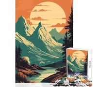 Adults Puzzles 1000 Piece Jigsaws Natural Secret Jigsaws for Adults Puzzle Pattern Assembly Challenging To Complete Beautiful Design Game (38x52cm)