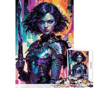 Adults Puzzles 1000 Piece Jigsaws Nemesis︰ Neon Vengeance Practical Game Pattern Assembly Anti-Stress Toys Fun at Home Activities, (38x52cm)