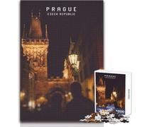 Adults Puzzles 1000 Piece Jigsaws Prague Unique Challenge Game Family Activities Gifts Ideas Size 50x75cm